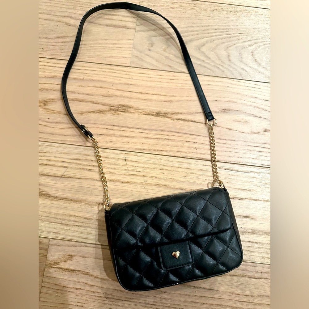 H&M Quilted Shoulder Bag black